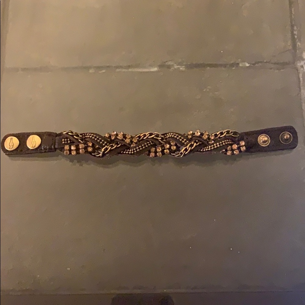 Leather wrap bracelet